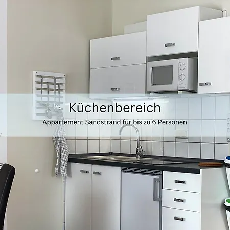Sandstrand - 2 Raum Apartment Binz